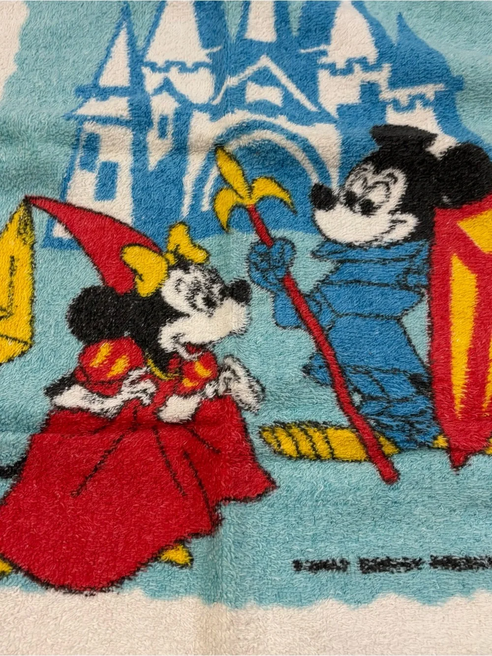 Minnie Mouse has stain